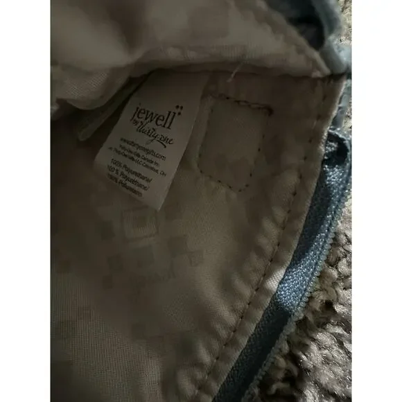 Jewell By Thirty One Clutch Pouch Turquoise Wristlet New - Picture 4 of 4